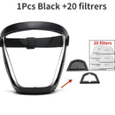 Protector facial transparente para cocina, protección para la cara, antivaho, a prueba de salpicaduras de aceite, para el hogar