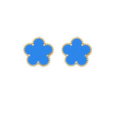 Stainless Steel Clover Bracelet for Women 14k Gold Silver Five Leaf Flower Delicate Lucky Link Bracelets Jewelry for Girls 