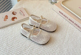2026 Summer Kids Shoes Girls Sandals Lace Floral Princess Shoes Children Soft Sole Flat Party Dress Breathable Shoes