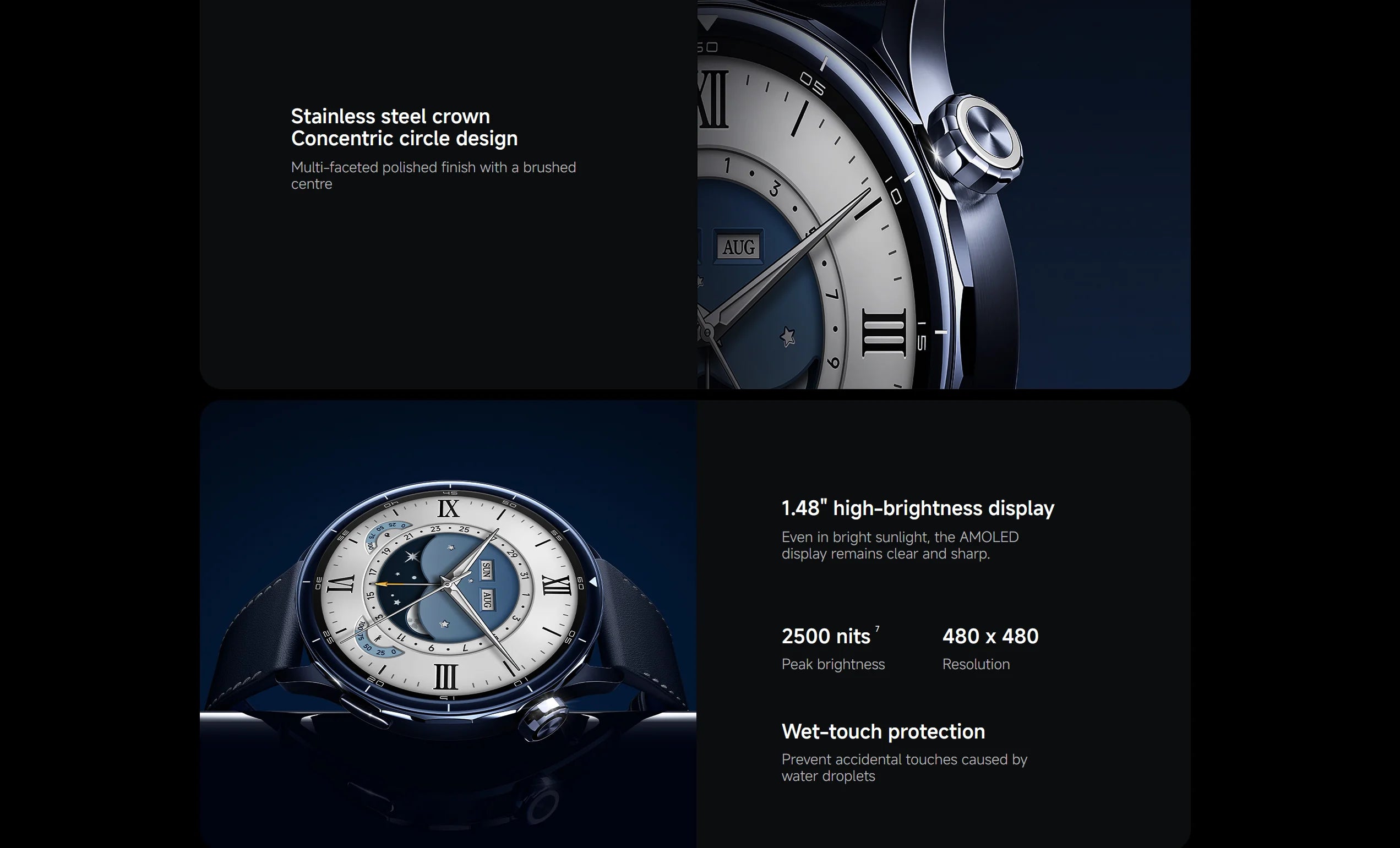 Smartwatch Xiaomi Watch S5 (Versão Global) – Tela AMOLED de 1,48", bateria com 21 dias de duração, monitoramento de saúde 24 horas e mais de 150 modos esportivos.