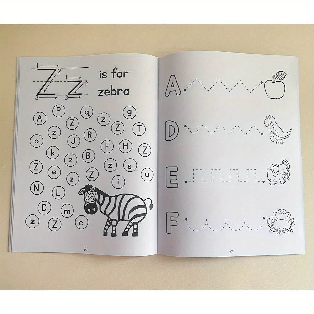 English Language Learning Alphabet A-Z Learning Workbook for Youngsters - Educational English Language Coloring Book