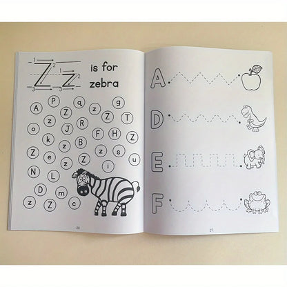 English Language Learning Alphabet A-Z Learning Workbook for Youngsters - Educational English Language Coloring Book