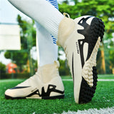 Nuevas botas de fútbol para exteriores para hombre, botas de fútbol con clavos largos para adultos y niños, calzado deportivo de entrenamiento, zapatillas antideslizantes de entrenamiento unisex