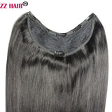 ZZHAIR 100% Brazilian Human Remy Hair Extensions 120g-200g 16"-26" U Piece Wig Clip-in Natural Straight