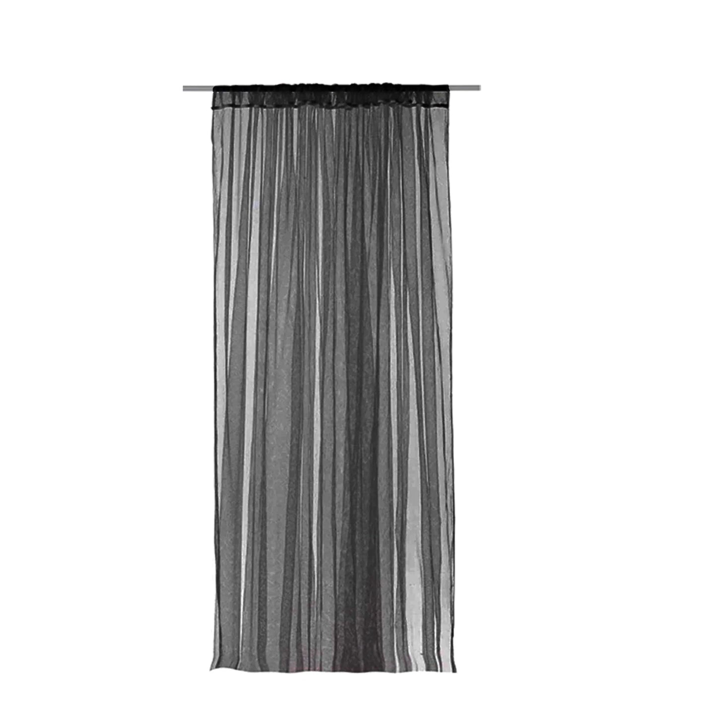 Outdoor Sheer Curtains for Patio Mosquito Netting Rod Pocket Garden Mesh Voile Drapes Mosquito Curtains for Porch Pergola