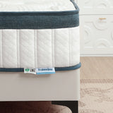 Tribesigns mattress 140x200 cm Height 25 cm Pocket spring Core mattress Medium Hardness H3 7-Zone Orthopedic mattress