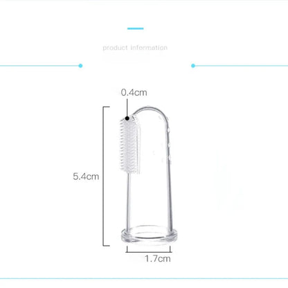 Baby Silicone Finger Cover Deciduous Teeth Brush Baby Deciduous Teeth Brush Training Toothbrush Baby Tongue Coating Cleaning