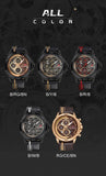 NAVIFORCE Men's Watch Top Brand Luxury Waterproof 24-Hour Date Quartz Watch Men Leather Sport Wristwatch Men Waterproof Clock