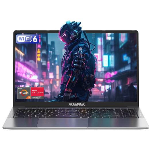 ACEMAGIC Laptop 15.6inch FHD Laptop AMD Ryzen 5 7430U 16GB RAM 512GB SSD Windows 11 Pro Notebook 180° Flip Computer Wifi6 BT5.2