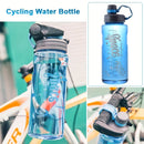 2L 3L Large Capacity Sport Water Bottle With Filter Eco-Friendly Plastic Water Cup Portable Fitness Drink Bottle Kettle BPA Free
