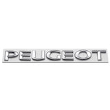 Metal Car Rear Trunk Badge Tail Letter Emblem Sticker for Peugeot 107 108 206 207 208 301 307 308 407 408 2008 5008 Exterior