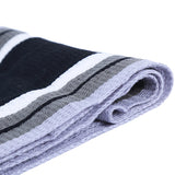 Classic Striped Outdoor Scarves Men Cashmere Soft Knitted Striped Scarf Long Tassel Neck Warmer Men'S Winter Scarf