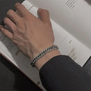 Pulsera de cadena gruesa de acero inoxidable para hombre, resistente al agua, de 3 a 11 mm, estilo cubano, estilo punk clásico, joyería pesada.