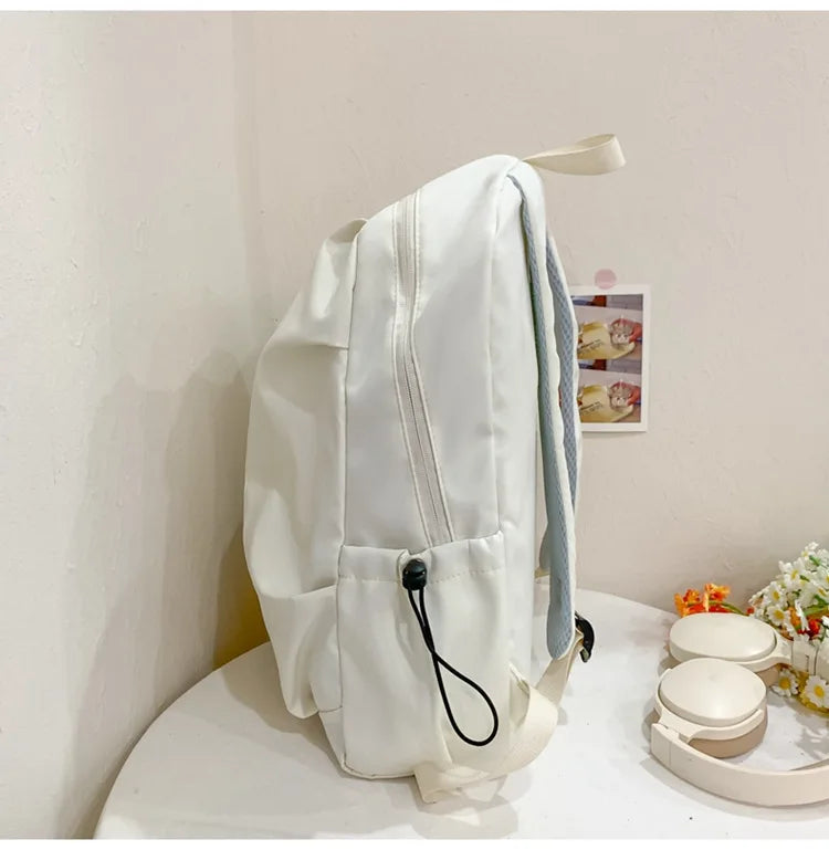 Large Capacity Schoolbag for Boys and Girls, High School and College Students, Simple Casual Sports Backpack, Fashion Travel Backpack