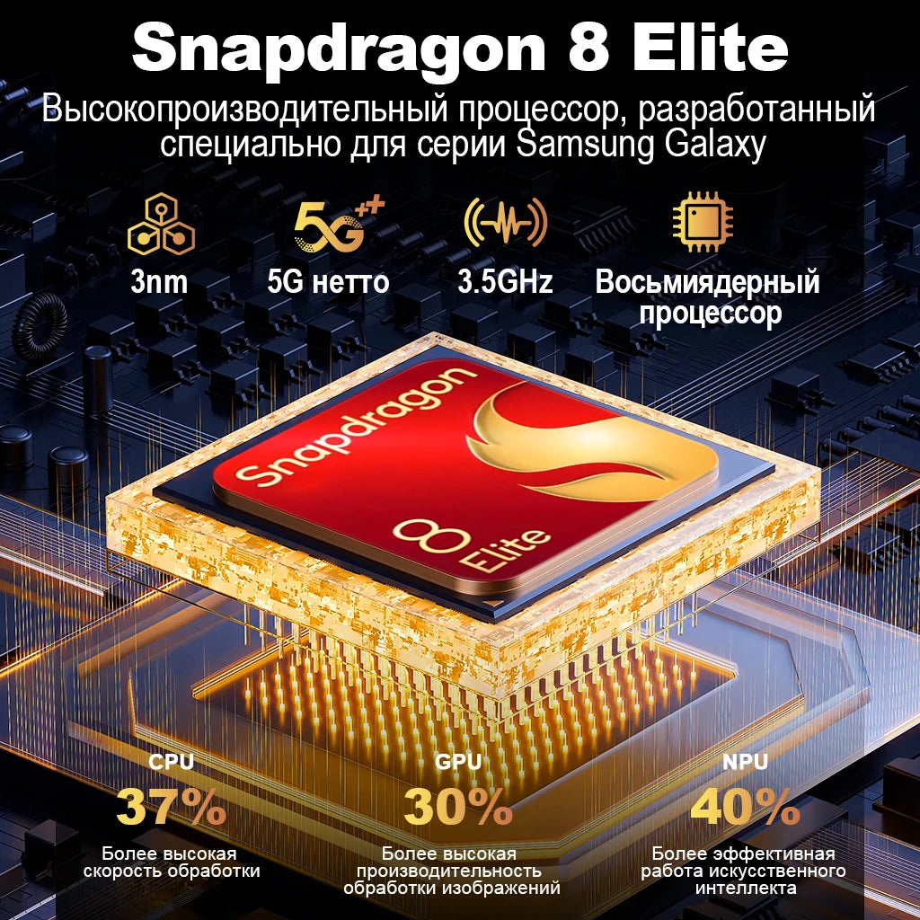 [IN Stock] Samsung Galaxy S25 Ultra 5G Smartphone Snapdragon 8 Elite 6.9"120Hz Dynamic LTPO AMOLED 2X Display 200MP Quad Camera