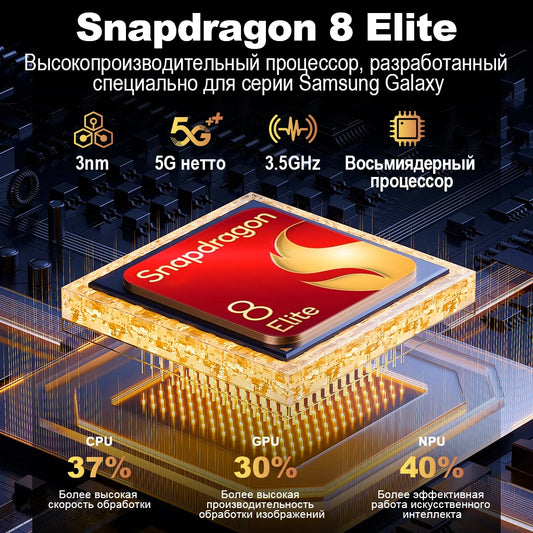[IN Stock] Samsung Galaxy S25 Ultra 5G Smartphone Snapdragon 8 Elite 6.9"120Hz Dynamic LTPO AMOLED 2X Display 200MP Quad Camera