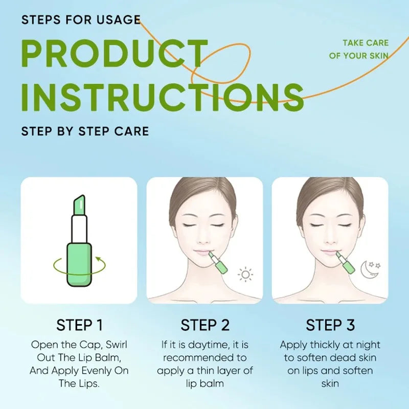 Bálsamo labial de aloe vera. Nutritivo, refrescante, hidratante y humectante. Previene el agrietamiento y repara los labios. Suave y no irrita.