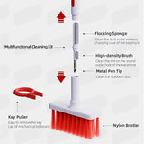 5-in-1 Cleaning Pen Dust Removal Brush, Detachable Dual Headed Keyboard Brush, Multifunctional Earphone Dust Removal Brush