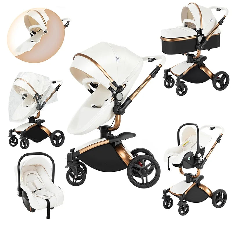 strollers 3 in 1 baby stroller car seat stroller travel system stroller newborn stroller High Landscape mother kids baby items