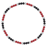 Bling Baseball Necklace for Men Rhinestone Beaded Ball Necklace Baseball Players Lovers Inspired Jewelry