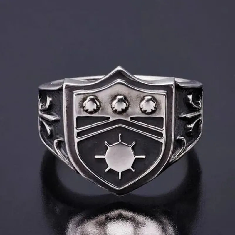 Anime HITMAN REBORN! Vongola Family Cosplay Pengo Column Unisex Ring Adjustable Alloy Opening Rings Jewelry Accessories Gifts