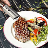 Molinillo de sal y pimienta eléctrico, molinillo de pimienta eléctrico recargable por USB, máquina automática de acero para especias, herramienta de cocina