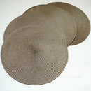 Round Placemats Set  Braided Circle Place Mat Washable Table Mats for Kitchen Dining Table Mixed Color Non-Slip Place mats