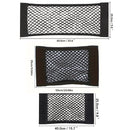 Universal Car Storage Bag Double Mesh Trunk Storage Net, Car Built-in Storage Bag, Car Fire Extinguisher Fixed Net