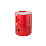 Nordic Ins Net Red Bedside Table Modern Minimalist White Round Creative Small Cabinet Mini Simple Plastic Side Cabinet 협탁