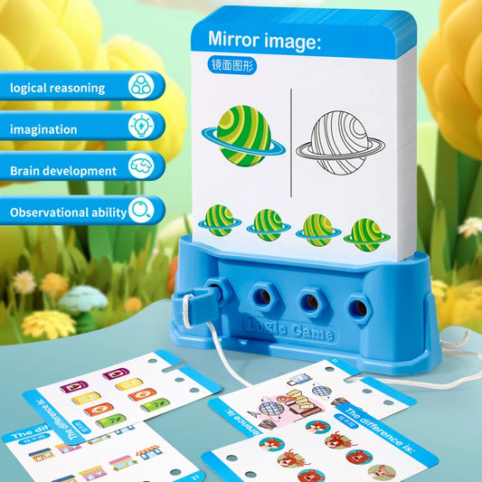Logical Key Toy Children's Learning Toy Color Shape Matching Puzzle Game for Kids Logical Thinking Training 3 Different Stages
