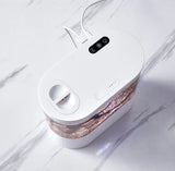 USB Mini Desktop Aquarium Built-in Water Pump / LED light / Filter Self circulation and self circulation goldfish tank
