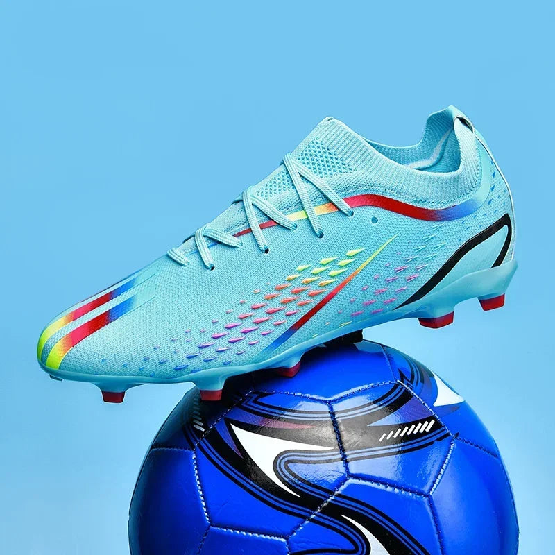 New Men Soccer Shoes Adult Kids Comfortable Football Boots Top Quality Breathable Sport Outdoor Training Shoes Non Slip FG