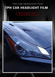Car Headlight & Taillight & Fog Light Lamp wrap Film Smoke Black TPH PU PPF Protective Film For Car Styling Motorcycle Decorate