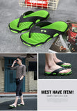 Men's Summer 2025 Trendy Flip-Flops Beachwear Slippers Anti-slip Deodorant Casual Shoes Plastic Slip-On Sandals for Adults
