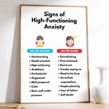 Mental Health Poster Encouragement Prints Calm Corner Canvas Painting Therapy Wall Art Picture Classroom Home Decoration