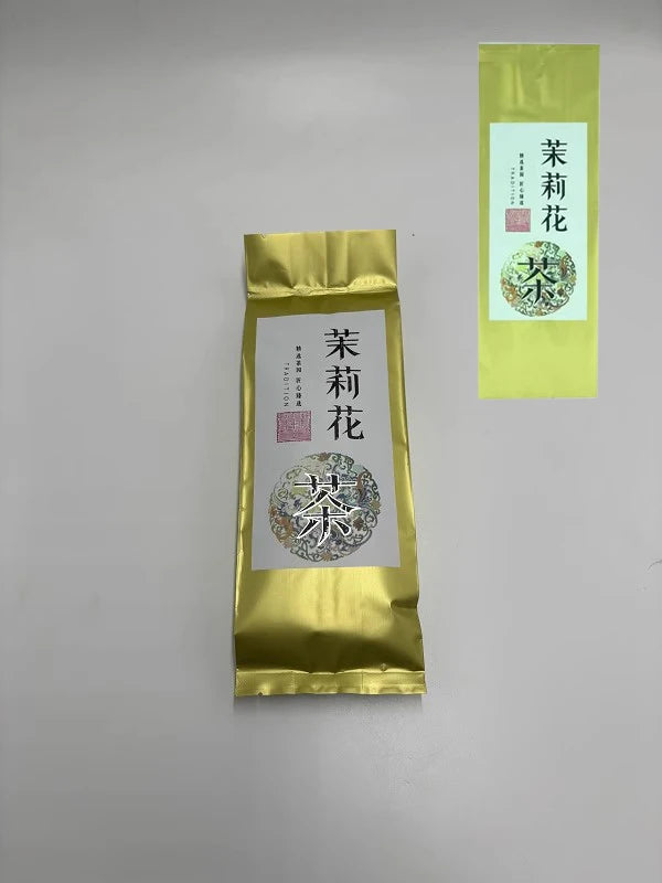 Chá de Flores de Jasmim Premium e Autêntico – Embalagem de Alumínio (Origem Chinesa) – Disponível em 100g, 250g e 500g (Pequeno, Médio e Grande) – Chá Verde/Oolong