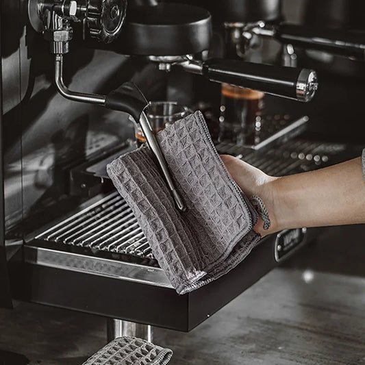 Toalla de bar superabsorbente para máquina de café, trapo especial para máquina de café, paño de limpieza cuadrado sin pelusa, toalla de limpieza para máquina de café