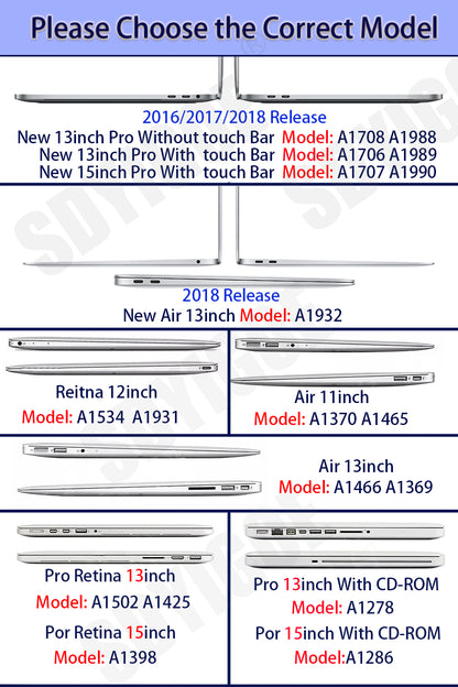Keyboard cover for Apple Macbook pro13/16/15 Air13 inch All series Laptop silicone Case Clear Protector Skin A2941 A2442 A3113
