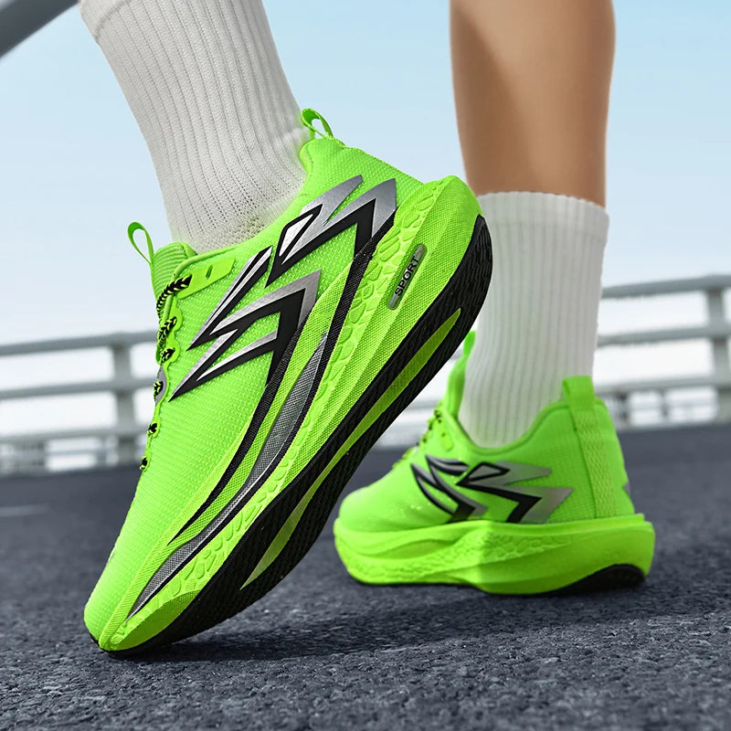 Running Sneakers Men Lightweight Breathable Non-Slip Wear-Resistant Soft Gym Jogging Shoes Comfort Marathon Sport Shoes for Man