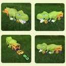 New Dinosaur Toy Play Vehicle Game For Boy Car Carrier Truck Children Montessori Gift Kid Racing Track with Children Mini Car