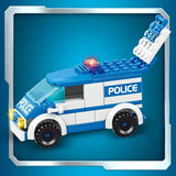 Police station building blocks, children's educational building block toys, Christmas gifts, birthday gifts (503 pieces)