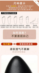 Comfortable Fashion Deep Mouth Soft Leather Women's Platform Shoes 2024 Fall Med Block Heels Single Shoes for Office Mom