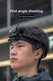 Camera Headband Head Strap Fixed Bracket for GoPro 13/12 Insta360 Sports DJI Action 5Pro/4/3 Ace Pro 2 Accessories First Angle