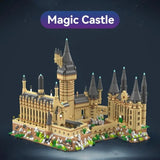 New Magic Hogwarts Castle Micro Building  Blocks Street View Architecture Creative MOC Model Kit  Kids Christmas Birthday Gifts