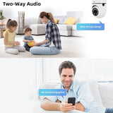 Bulb E27 Surveillance Camera Full Color Night Vision Automatic Human Tracking Zoom Indoor Security Monitor Wifi Miini IP Camera