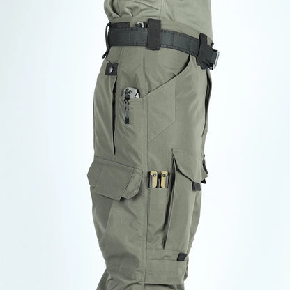 Men's Urban Ops Tactical Cargo Pants Work Casual Water Resistant Hiking Climbing Pants for Men Combat Trousers Army Combat Pants