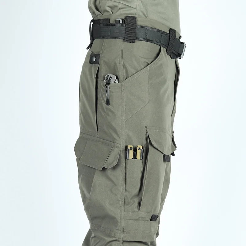 Men's Urban Ops Tactical Cargo Pants Work Casual Water Resistant Hiking Climbing Pants for Men Combat Trousers Army Combat Pants