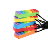 Silicone Baby Teether Toy, Colorful Toys, Christmas Teethers, Autism Sensory Chew, Oral Motor Therapy Tools, Teething Necklace