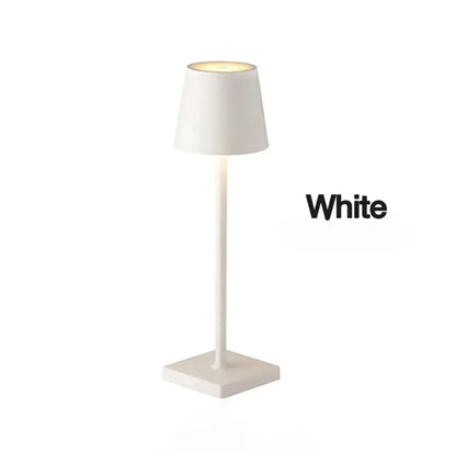 Table Lamp LED Touch Sensor Desktop Night Light Rechargeable Wireless Reading Lamp For Hotel Bar Restaurant Bedroom Decor Light