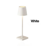 Table Lamp LED Touch Sensor Desktop Night Light Rechargeable Wireless Reading Lamp For Hotel Bar Restaurant Bedroom Decor Light